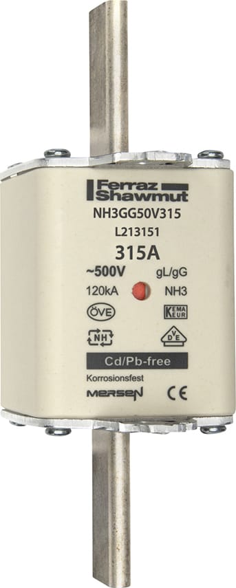Mersen NH-Sicherungseinsatz SF Gr.3 gG 315A/500V KM NH3GG50V315 - L213151