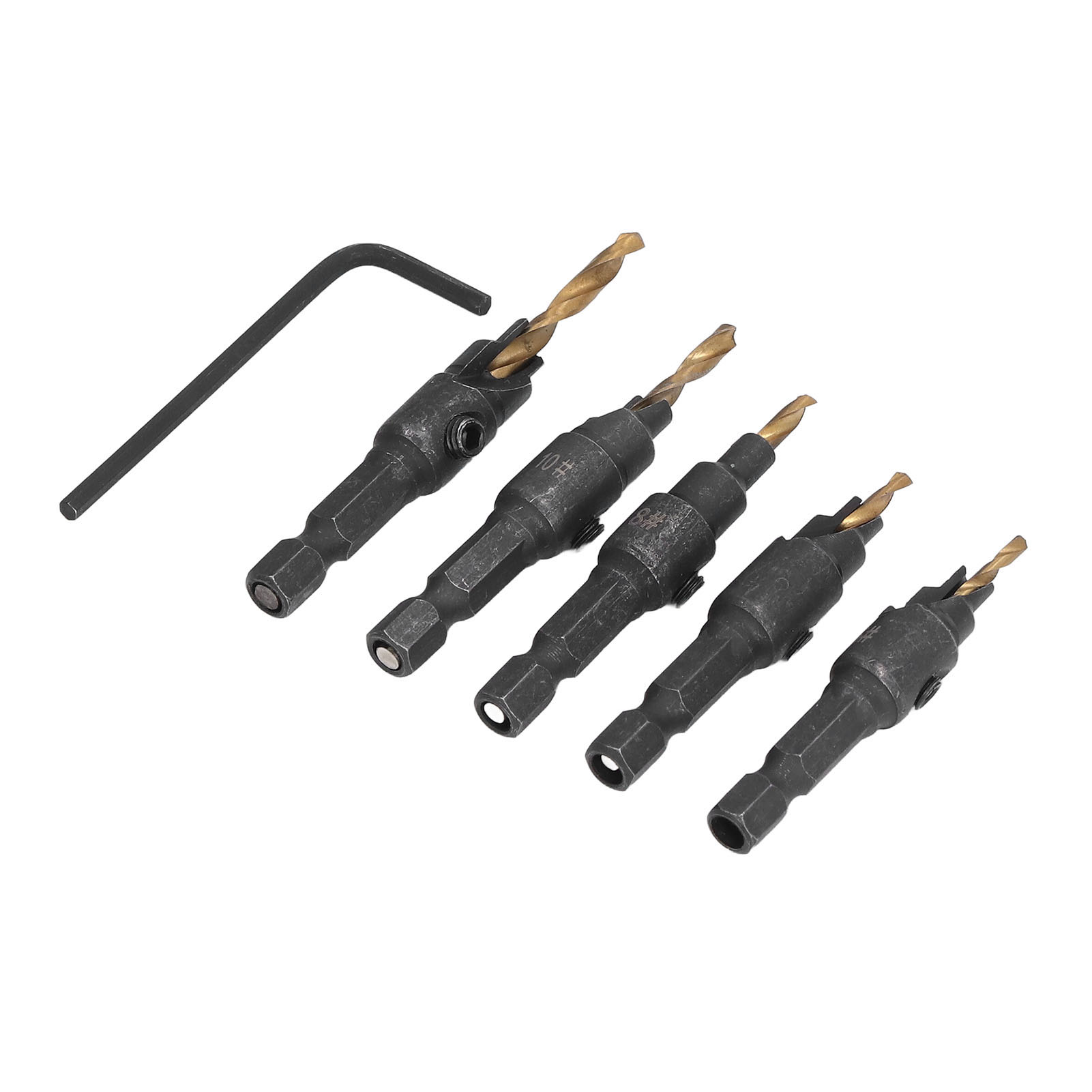 5-teiliges Senkbohrer-set (5–12 Mm) Aus Hss-stahl