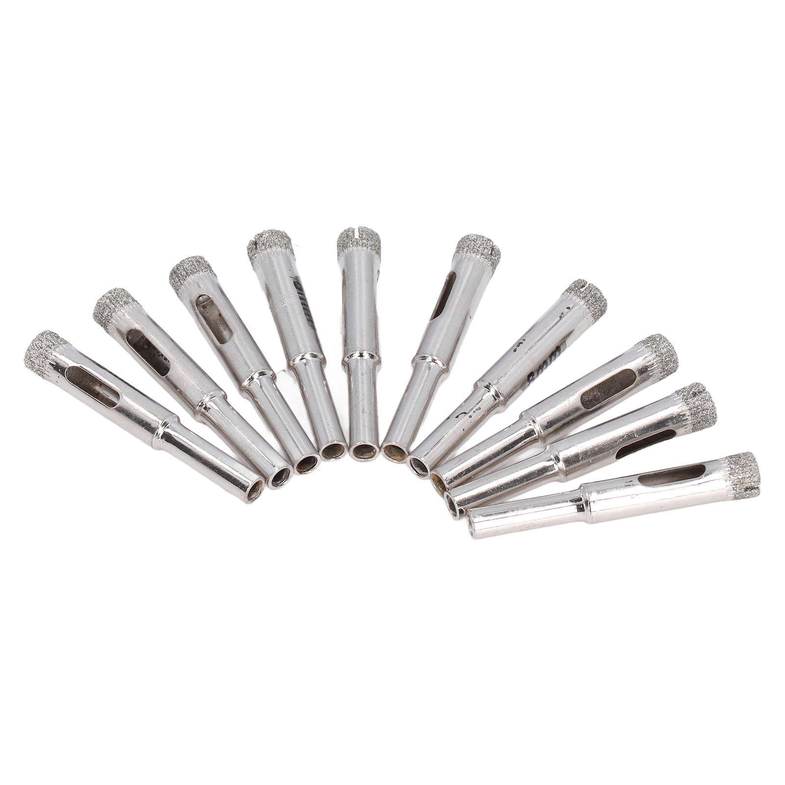 10 Stück Gelötete Diamant-lochsägen-bohrer 8 Mm Für Glas, Granit, Marmor Und Keramikfliesen