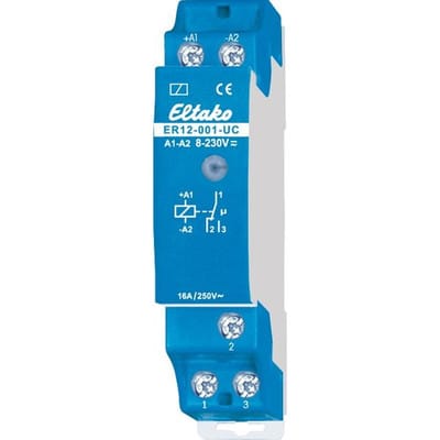 Eltako Steuerrelais f.Reihen-EB 1W pot.frei 16A/250V ER12-001-UC - 22001601