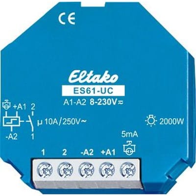 Eltako Stromstoßschalter 8-230VUC,1S,16A ES61-UC - 61100501