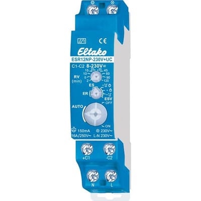 Eltako Stromstoßschalter 8-230VUC,1S,16A ESR12NP-230V+UC - 21100102