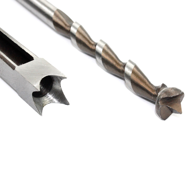 Vierkantbohrer, Hohe Härte, Effizient Für Holzbearbeitung, Stemmbohrer, 6,4 Mm / 1,4 Zoll