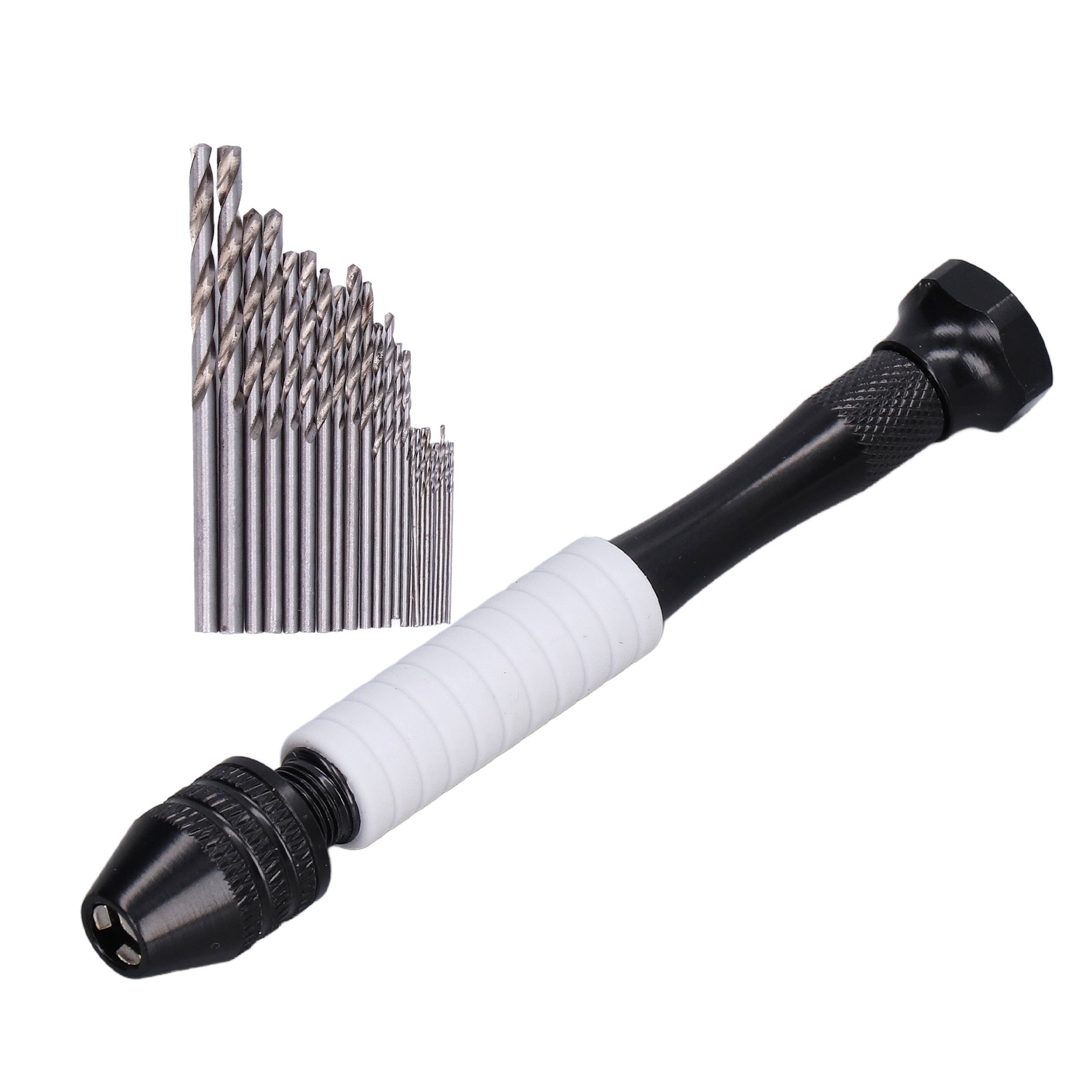 4-zoll-handbohrmaschine, Mini-spiralbohrer Mit Spannvorrichtung Und 25 Hss-bohrern