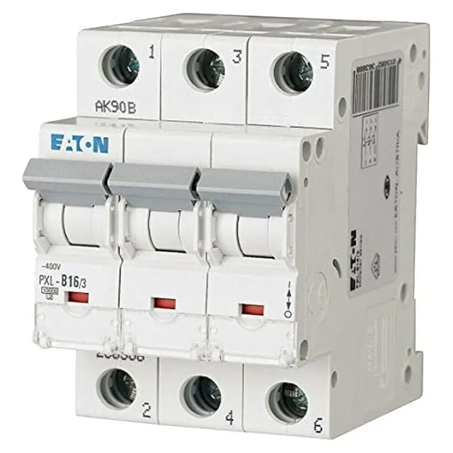 Eaton LS-Schalter m.Beschrift. B 16A, 3p PXL-B16/3 - 236388