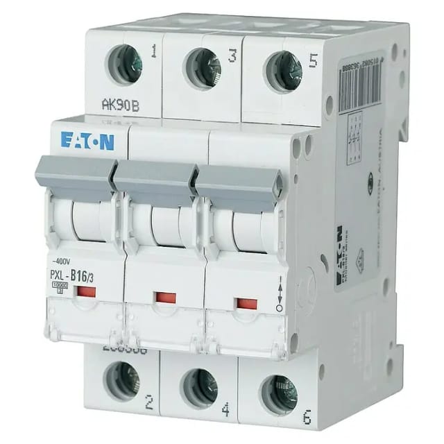 Eaton LS-Schalter m.Beschrift. C 16A, 3p PXL-C16/3 - 236426
