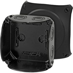 Hensel Kabelabzweigkasten bis 6 o.Klemme sw KF 0600 B - 62000052