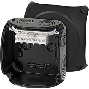 Hensel Kabelabzweigkasten 1,5-4 5pol. sw KF 0604 B - 62000054