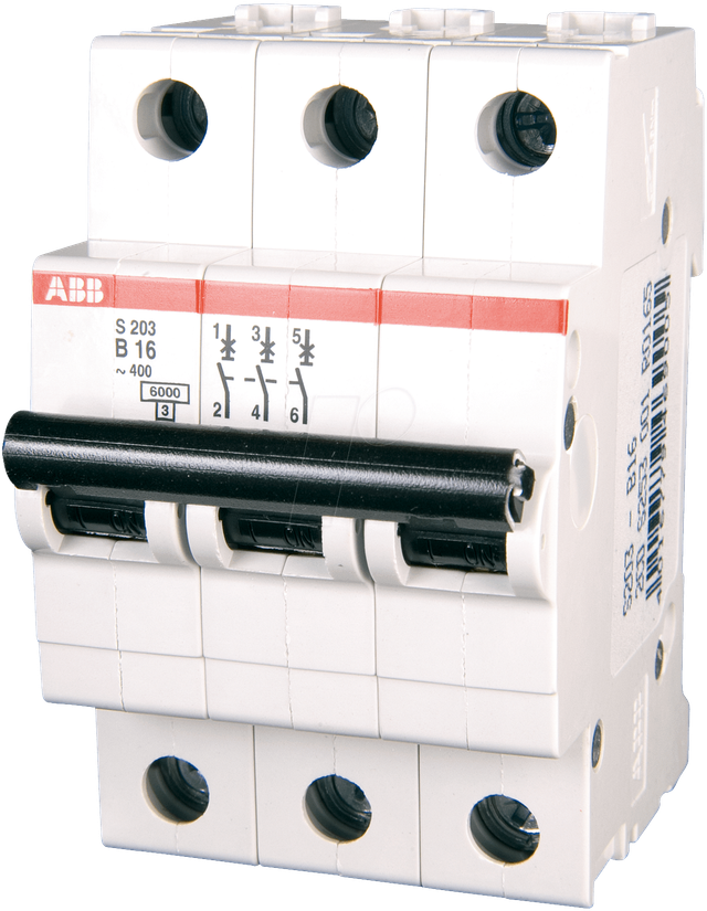 ABB Stotz S&amp;J Sicherungsautomat B,6kA,20A,3P S203-B20 - 2CDS253001R0205