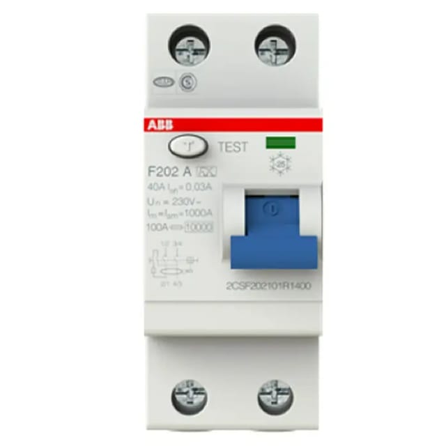 ABB Stotz S&amp;J FI-Schutzschalter pro M Compact F202A-40/0,03 - 2CSF202101R1400