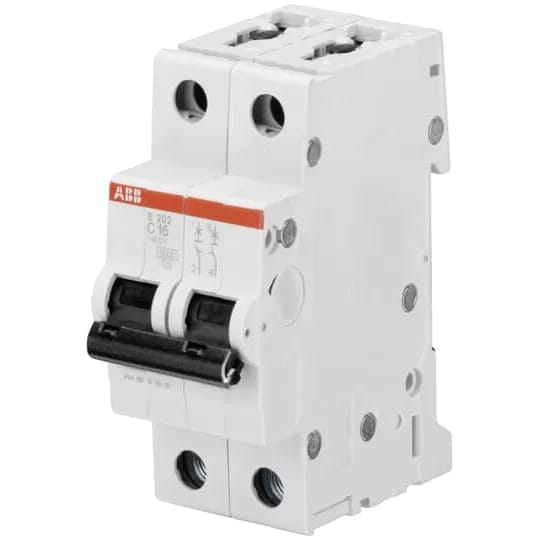 ABB Stotz S&amp;J Sicherungsautomat 6kA 4A C 2p S202-C4 - 2CDS252001R0044