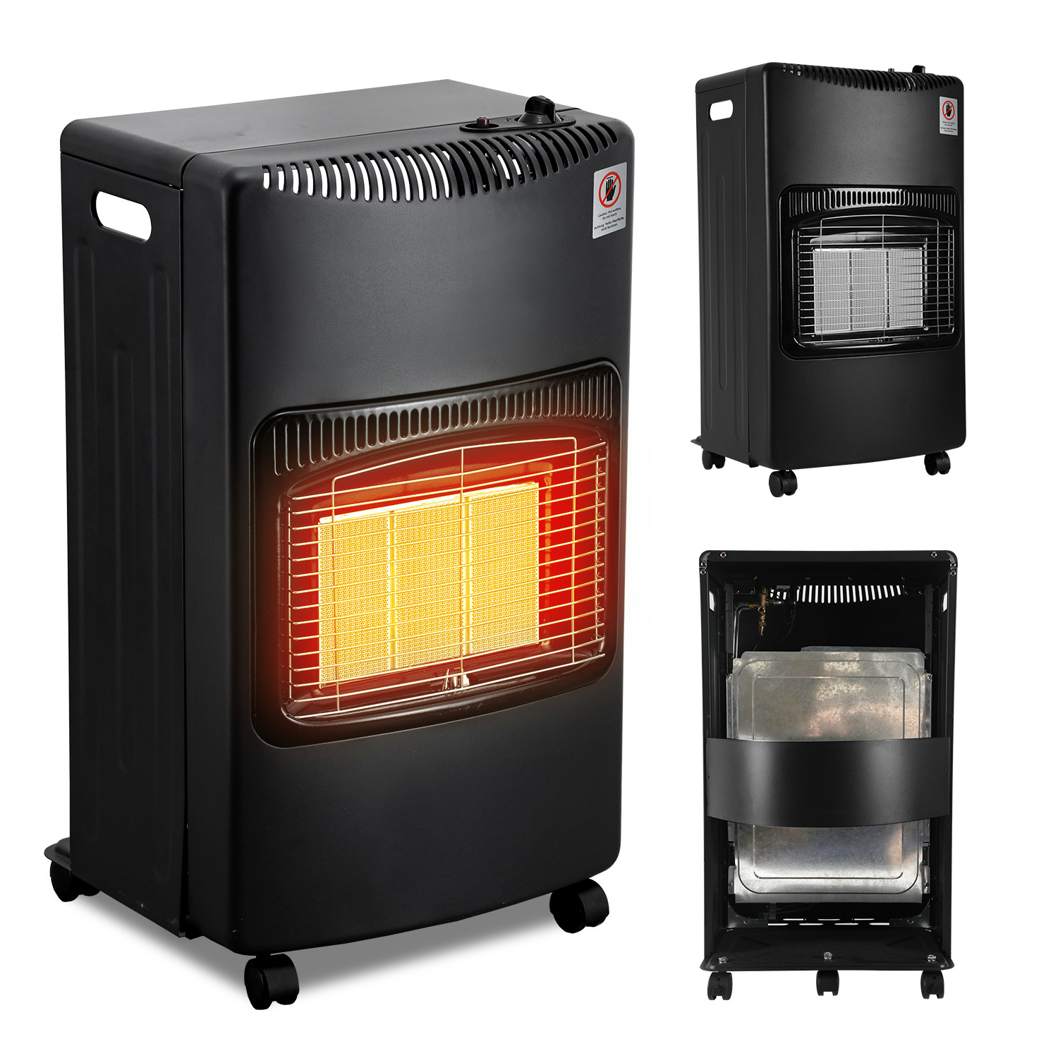 Jiubiaz Gasheizung 4,2 Kw Mit Infrarotwärme Und 3 Leistungsstufen