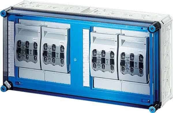 Hensel NH-Sicher.-lasttrenngehäu 4xNH00 3polig 400A Mi 6466 - 2000777