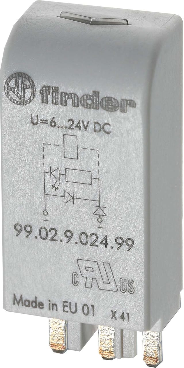 Finder Freilaufdiode 6..220VDC f.Fas. 95.03/05 99.02.3.000.00 - 9902300000
