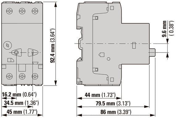 Eaton Motorschutzschalter 0,63A PKZM01-0,63 - 278478