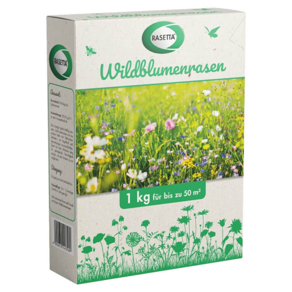 Stroetmann Rasetta Wildblumen 1 Kg Rasensamen Wildblumenmischung Bienenmischung