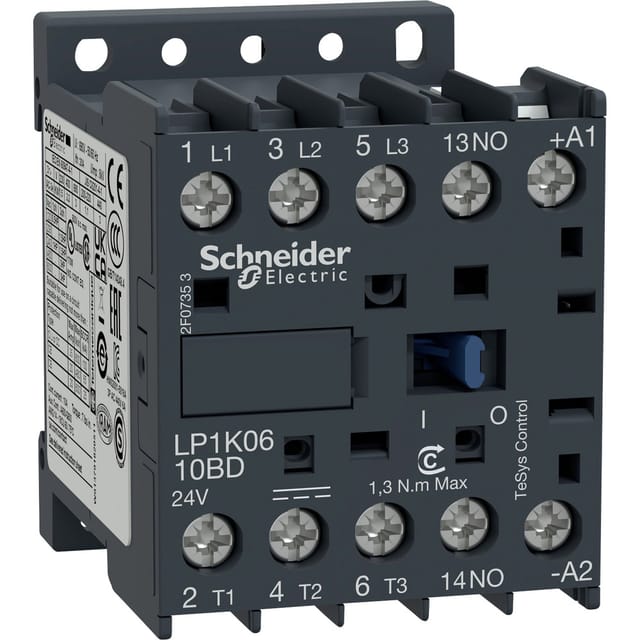Schneider Electric Leistungsschütz 9A 24V DC LP1K0901BD