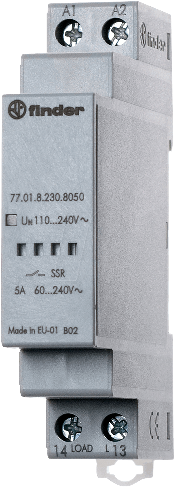 Finder Lastrelais 5A Eing:230V AC 77.01.8.230.8050 - 770182000000