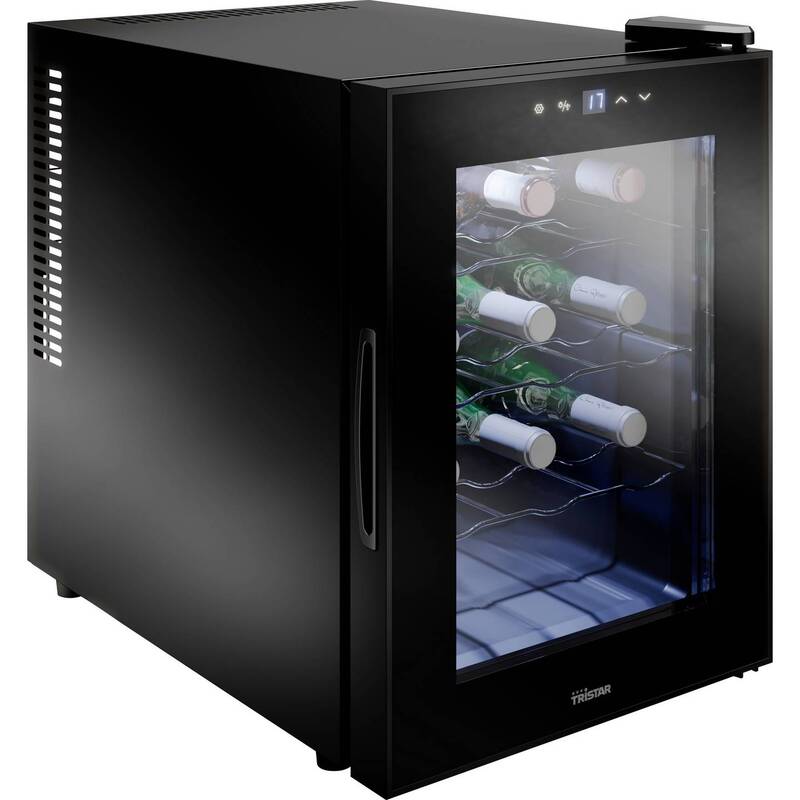 [gebraucht] B-ware Tristar Flaschenkühler Getränkekühler 58l Standgerät Schwarz 4 Unterteilungen