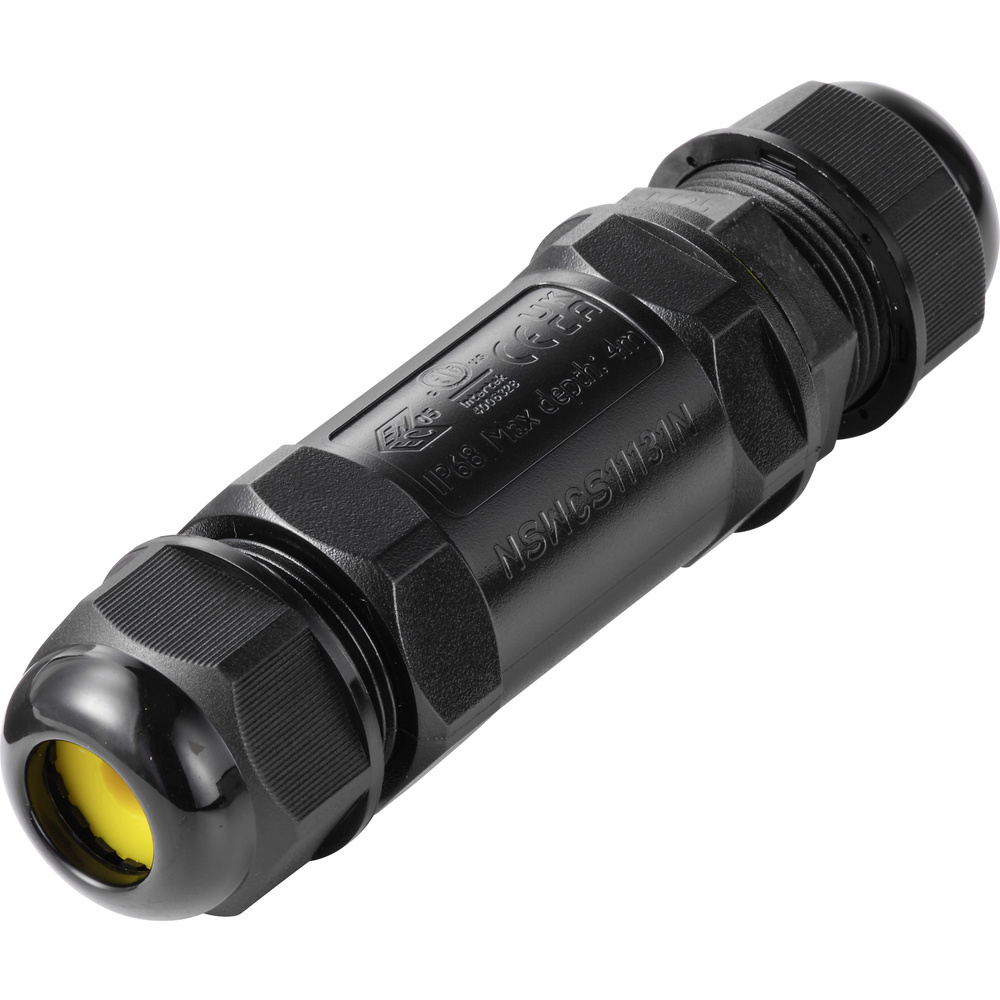 Tru Components Kabelverbinder Ip68 Wasserdicht, Schraubkontakt 3polig, 0,5 - 4,0 Mm² Tc-14745228 Sc