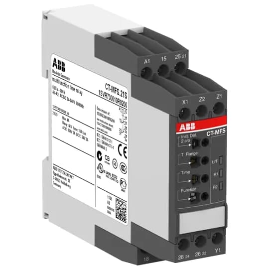 ABB Stotz S&amp;J Multifunktionzeitrelais 2We 24-240VAC/DC CT-MFS.21S - 1SVR730010R0200