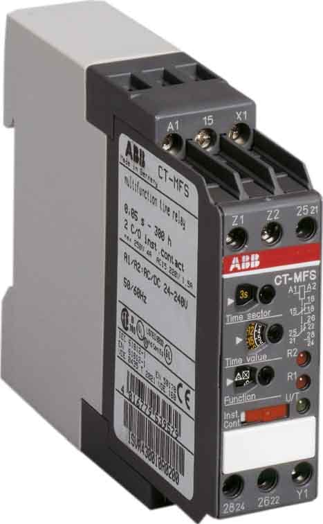 ABB Stotz S&amp;J Multifunktionzeitrelais 2We 24-240VAC/DC CT-MVS.21S - 1SVR730020R0200
