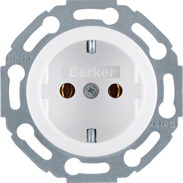 Berker Schuko-Steckdose pws/gl 1-fach 474520