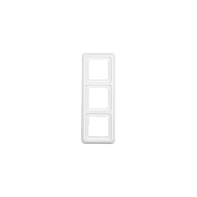 Berker Rahmen 3f.pws/gl mit Dichtung IP44 133009