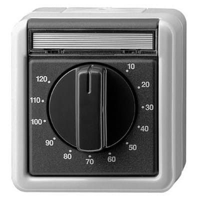 Gira Zeitschalter gr 120Min., AP-WG 032130