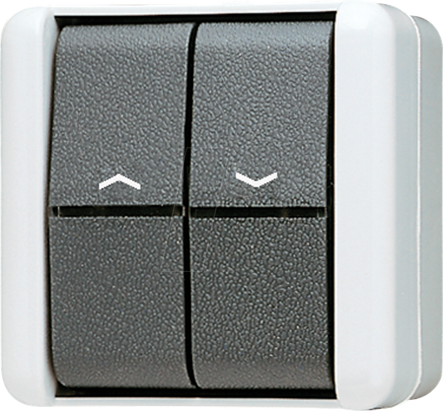Jung Jalousie-Wippschalter 10AX 250V Tas.1-pol. 839 VW - 839VW