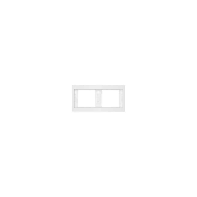 Berker Rahmen 2f. pws waagerecht 13637009