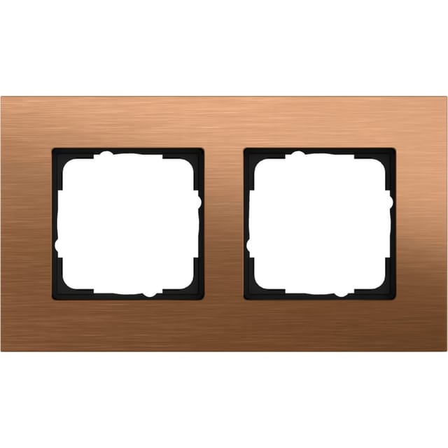 Gira Abdeckrahmen 2-fach E2 Esprit Bronze 021238