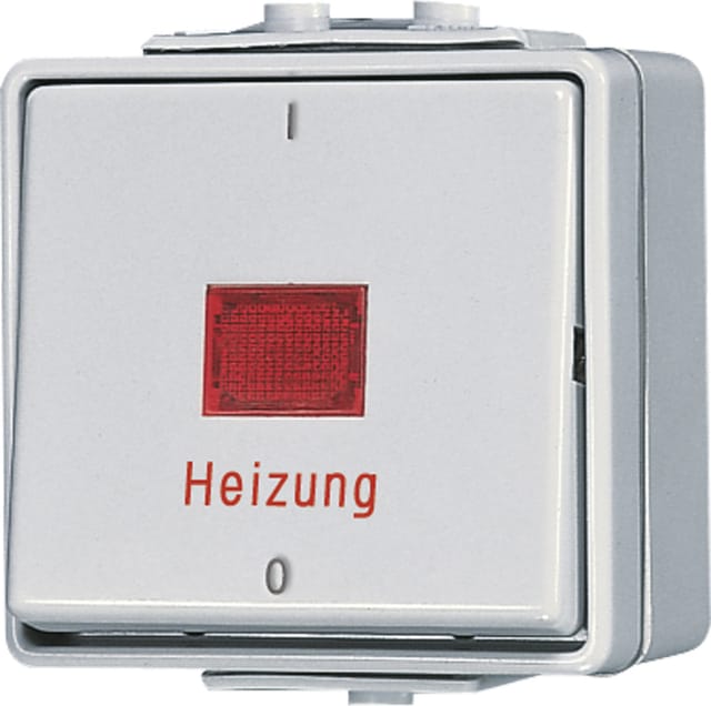 Jung Heizung Notschalter Aus 2-pol. 602 HW - 602HW