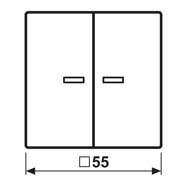 Jung Wippe aws für Serien-Wipp-Sch. A 595 KO5 WW - A595KO5WW