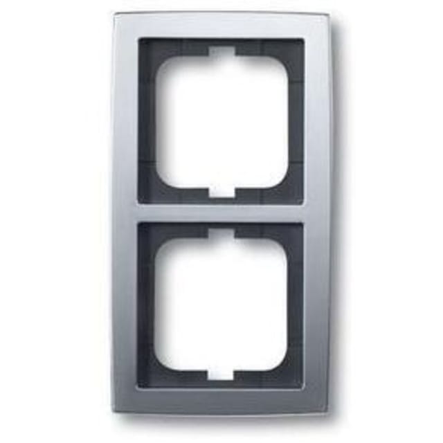 Busch-Jaeger Rahmen 2-fach chrom matt 1722-80 - 2CKA001754A4105