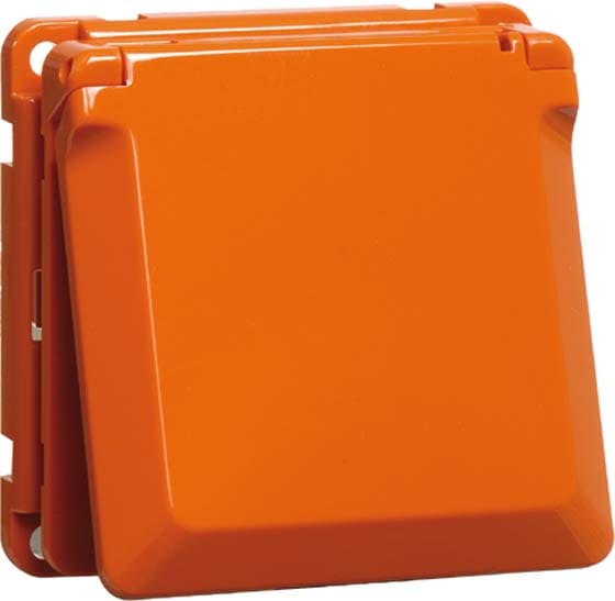 Peha SCHUKO-Steckdose orange 16A 250V Abdeckung D 6711.33 K - 632411