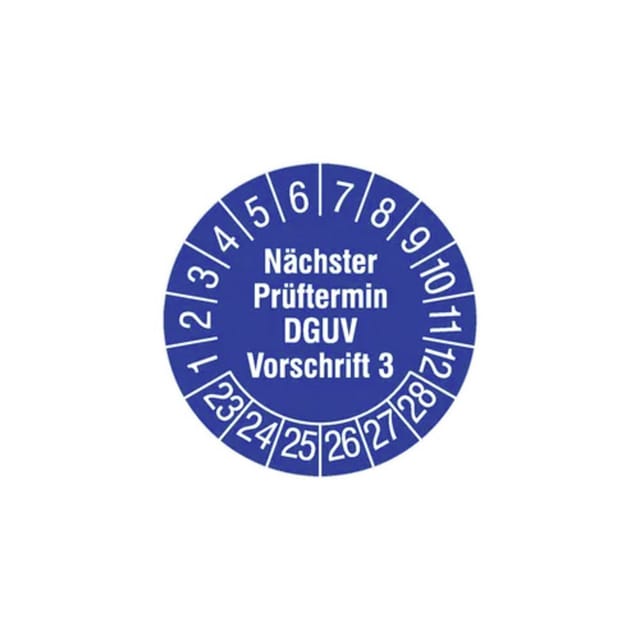 HT Instruments Sicherheitsprüfplaketten 15mm (160 Stück) 2002260