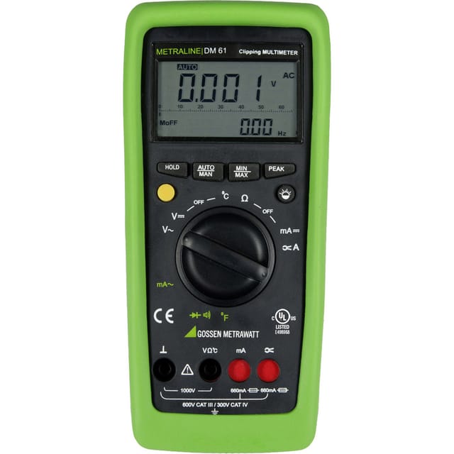 Gossen Metrawatt Digital-Multimeter m. Temperaturmessung METRALINE DM 61