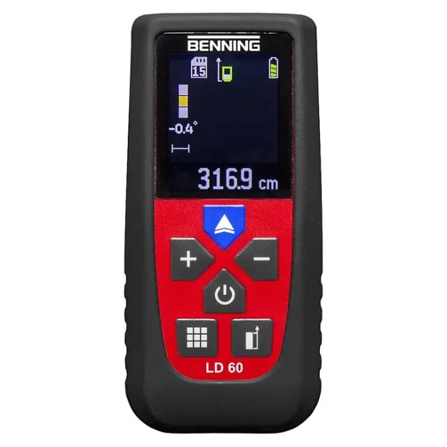 Benning Laser-Entfernungsmessgerät 60m Reichweite LD 60