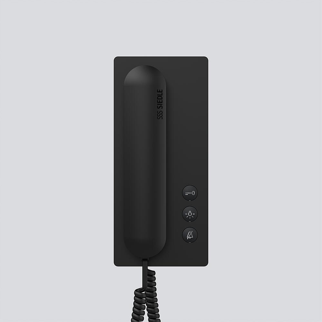 Siedle&amp;Söhne Bus-Telefon Standard Schwarz BTS 850-02 S