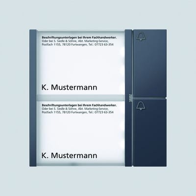 Siedle&amp;Söhne Bus-Tasten-Modul anthrazitgrau BTM 650-02 AG