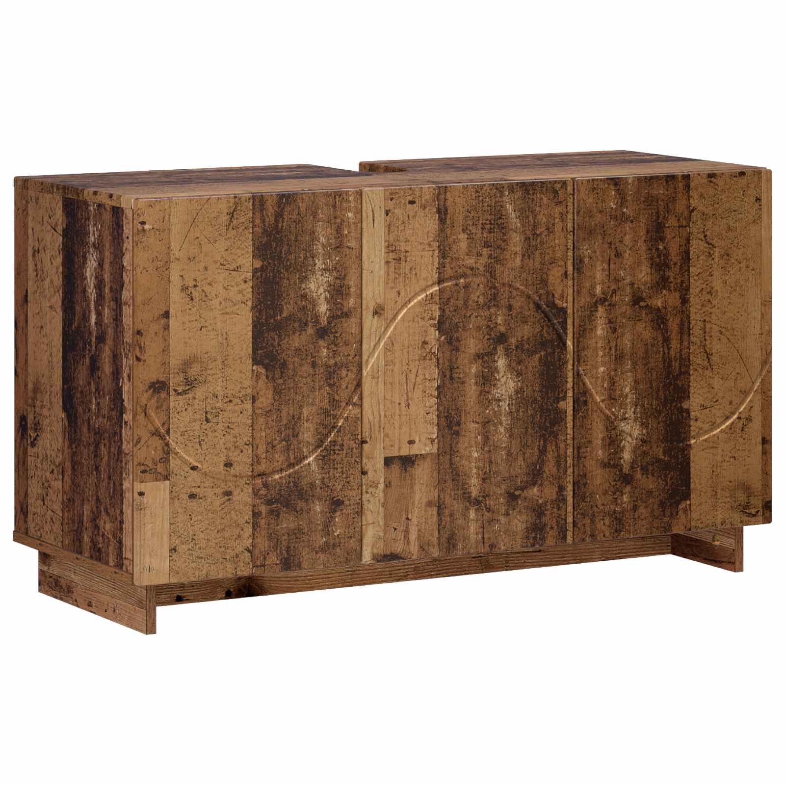 Badschrank Altholz 101 X 41 X 58 Cm Holzwerkstoff Vidaxl