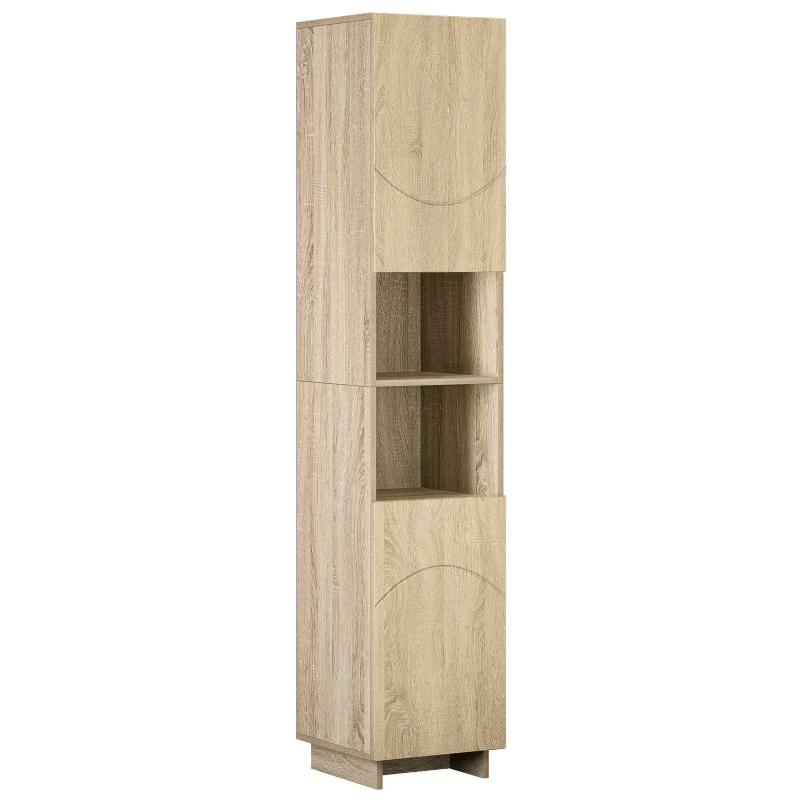 Badezimmerschrank Sonoma-eiche 36,5 X 38 X 180 Cm Holzwerkstoff Vidaxl