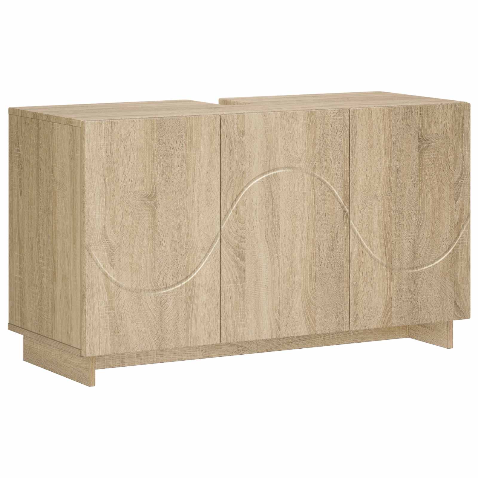 Badschrank Sonoma-eiche 101 X 41 X 58 Cm Holzwerkstoff Vidaxl