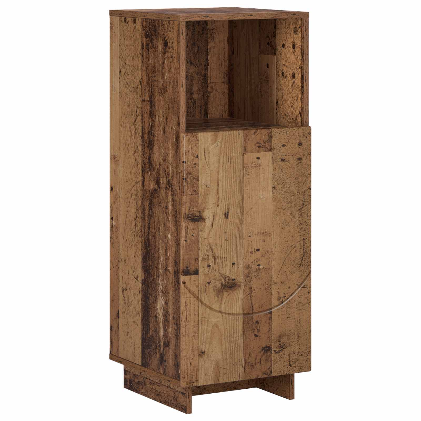 Badezimmerschrank Altholz 36,5 X 38 X 95 Cm Holzwerkstoff Vidaxl
