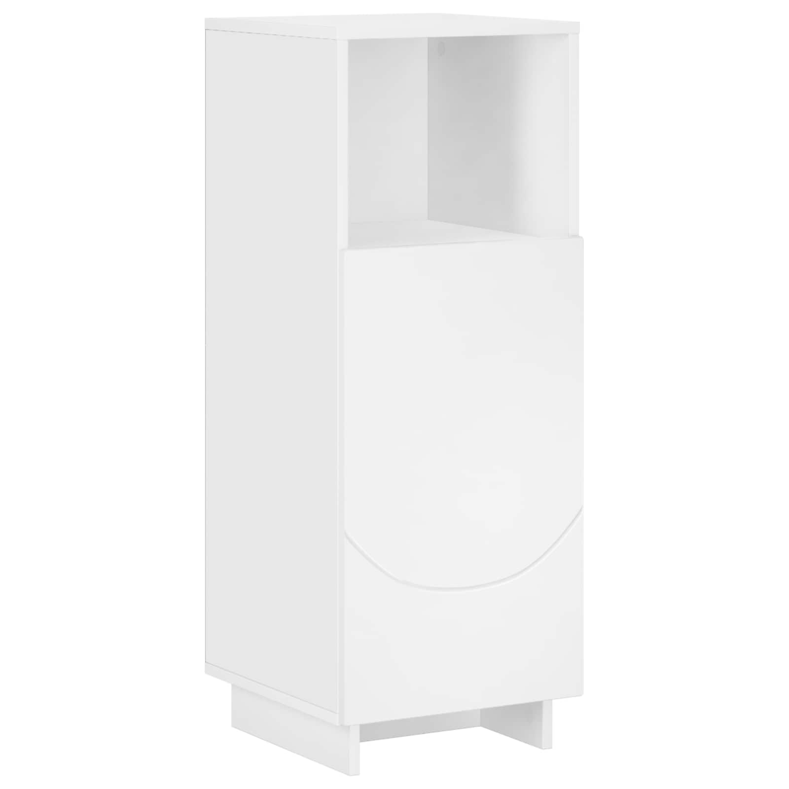 Badezimmerschrank Weiß 36,5 X 38 X 95 Cm Holzwerkstoff Vidaxl