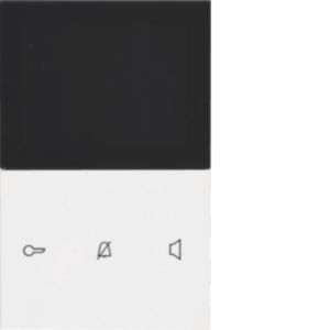 Elcom Video-Innenstation Komfort AP 2Draht pws/glänz REA661Y