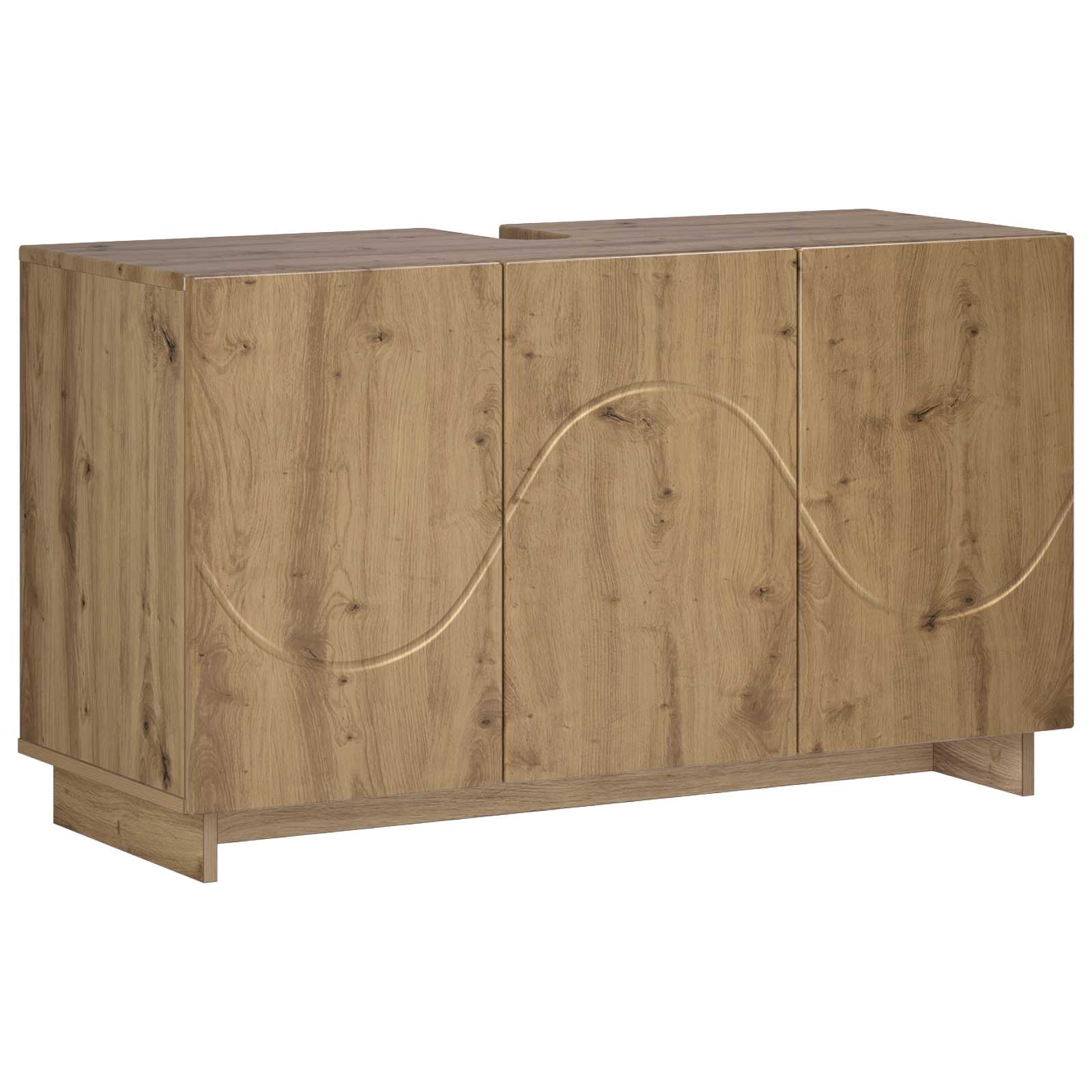 Badschrank Artisan-eiche 101 X 41 X 58 Cm Holzwerkstoff Vidaxl