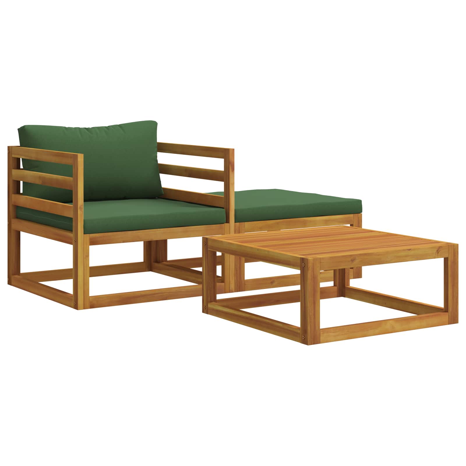3 Stk. Modulares Sofaset Mit Kissen Vidaxl