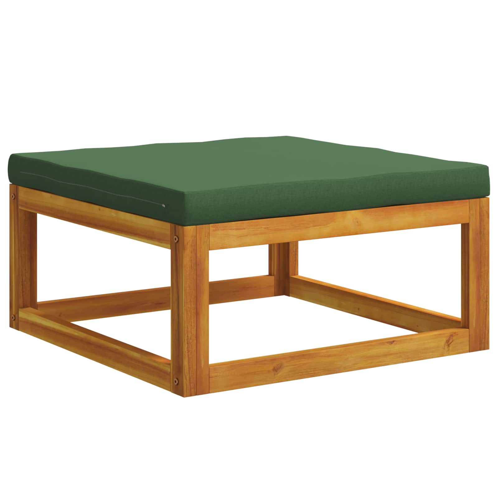 Modulare Fußstütze Mit Kissen 100 % Polyester Solid-acacia Vidaxl